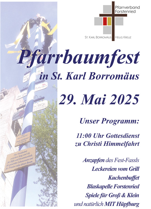 Plakat vom Baumfest 2025 in Karl Borromäus