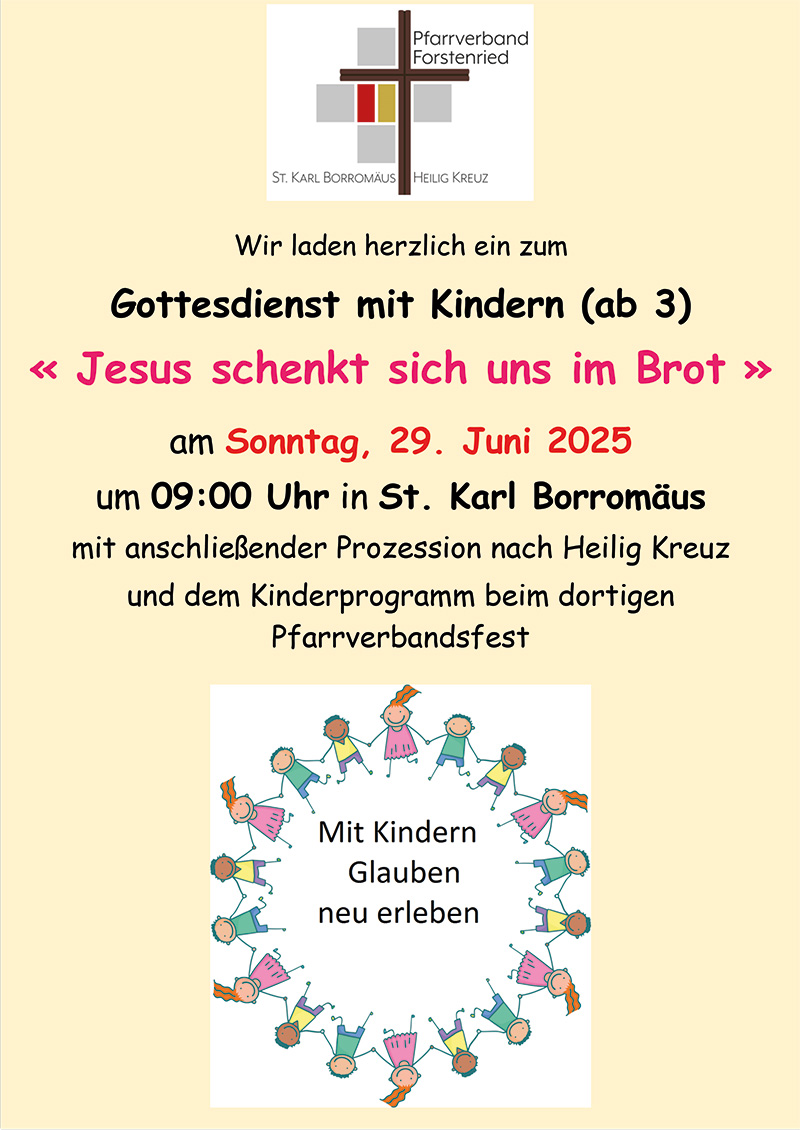 Plakat Kleinkindergottesdienst