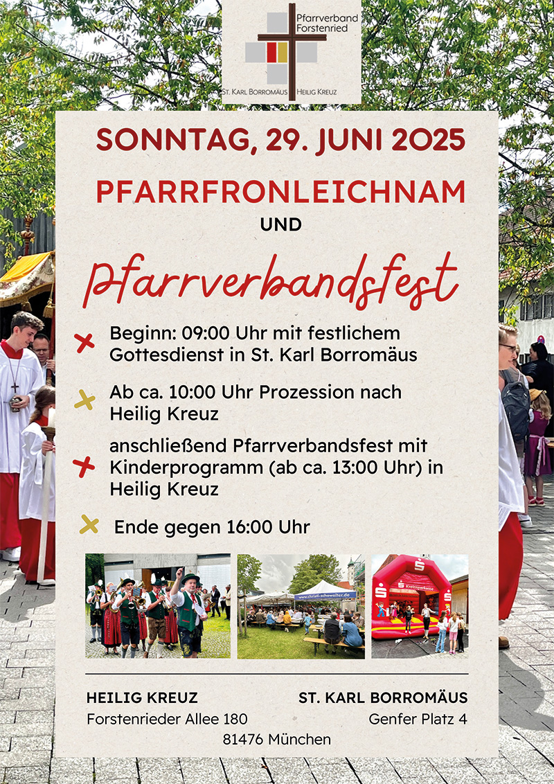 Plakat für Pfarrfronleichnam