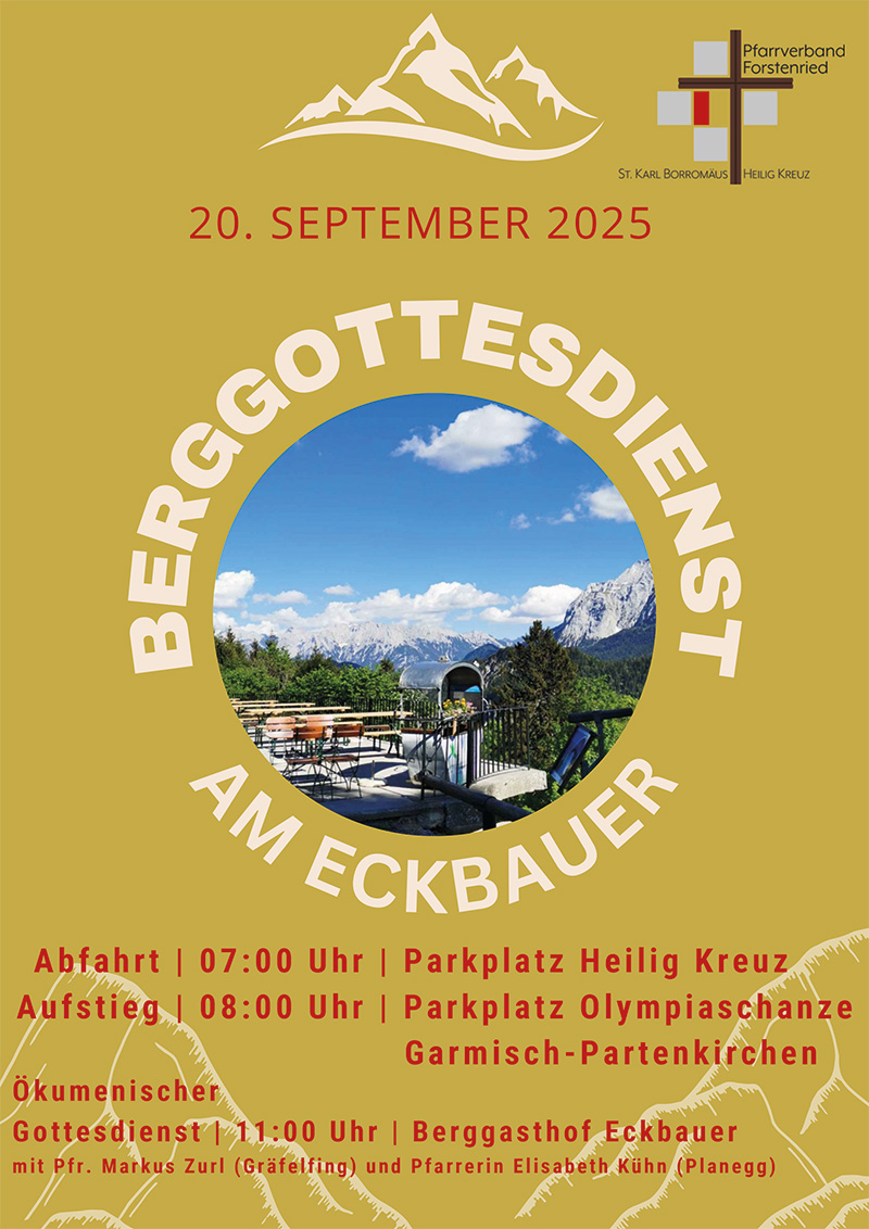 Plakat der Bergmesse