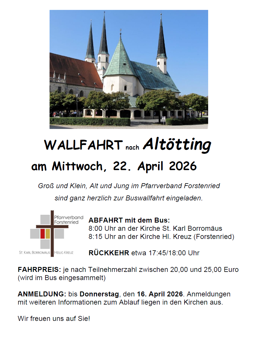 Wallfahrt nach Altötting