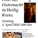 Feier der Osternacht in Heilig Kreuz
