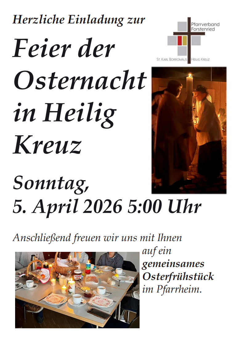 Feier der Osternacht in Heilig Kreuz