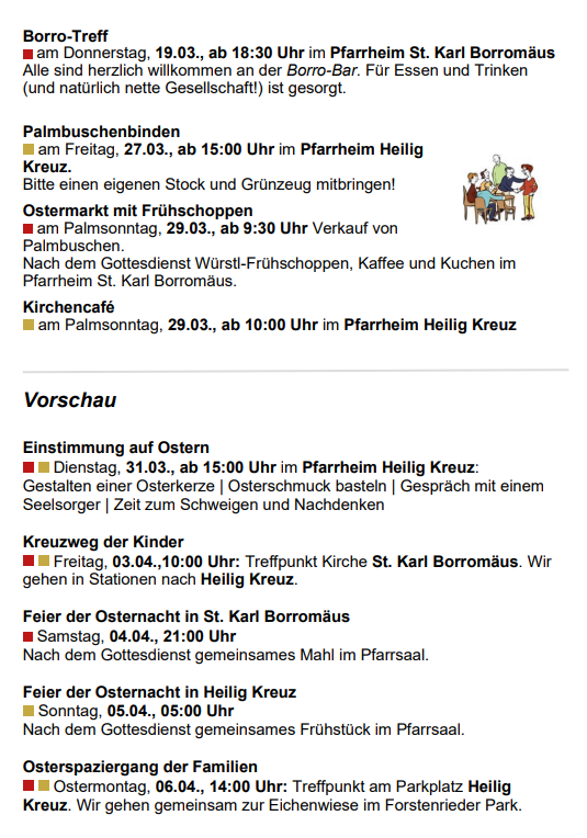 Gottesdienstanzeiger Pfarrverband Forstenried | 15.03. bis 29.03.2026 | Seite 3