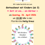 "Gott ist wie ein Gärtner"