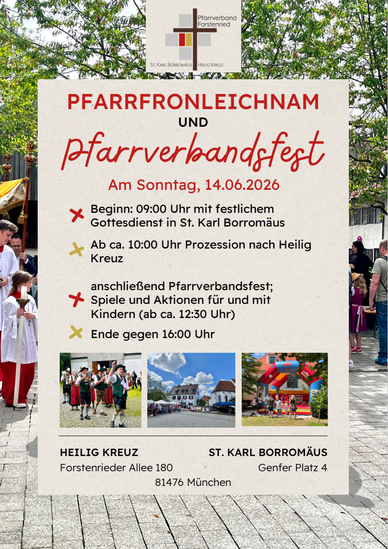 Pfarrfronleichnam mit Pfarrverbandsfest