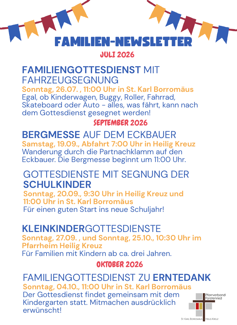 Familien-Newsletter 01 | Juli 2026