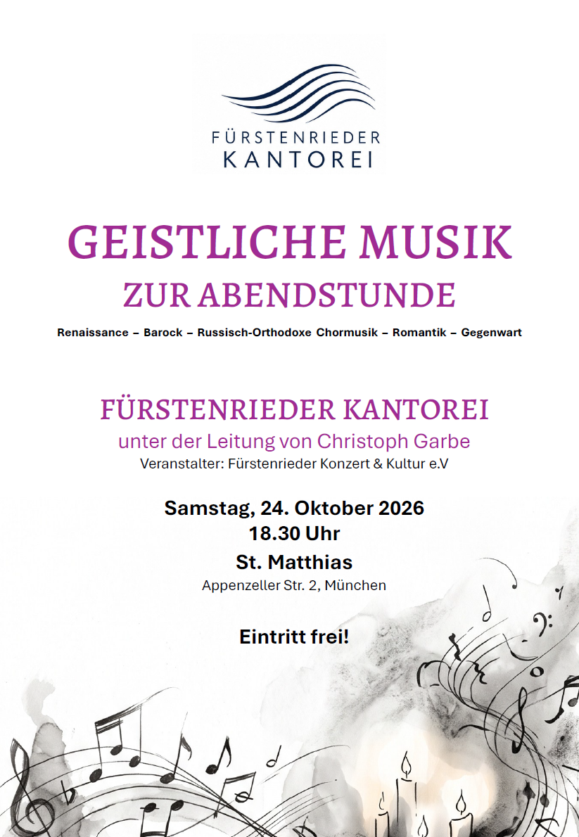 Geistliche Musik zur Abendstunde