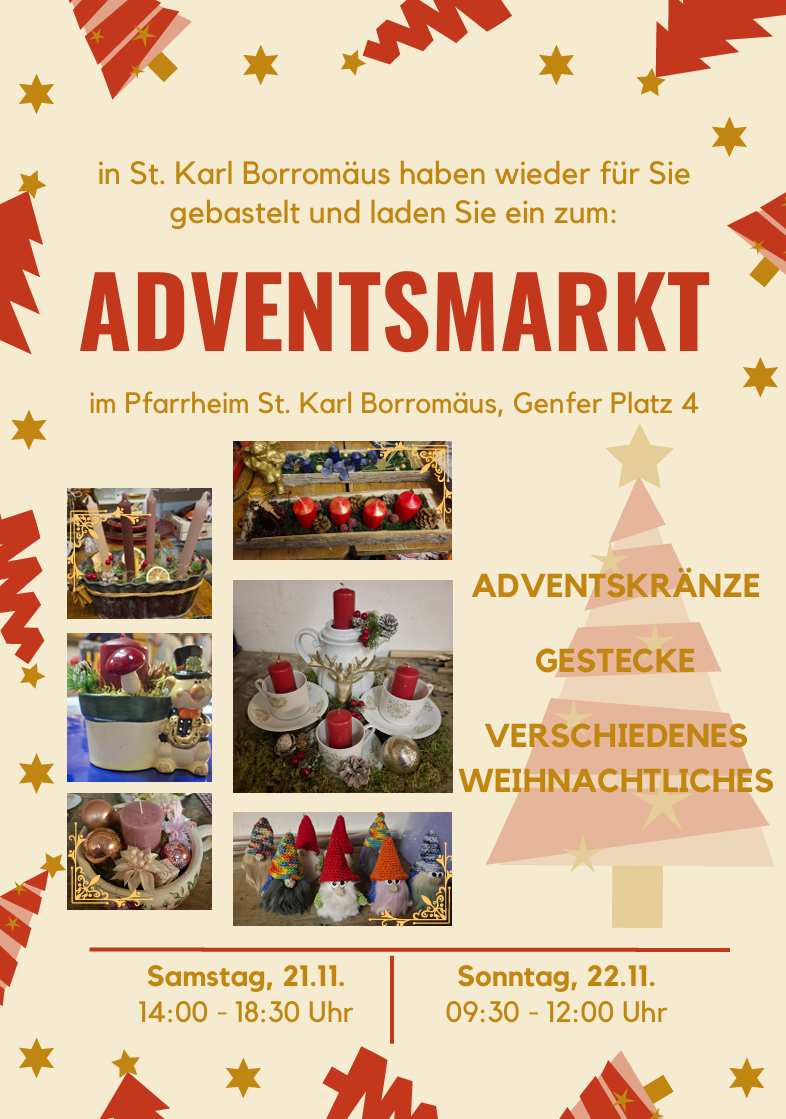 Adventsmarkt in St. Karl Borromäus